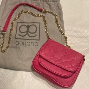 Gorjana Pink Quilted Crossbody Bag -so cute
